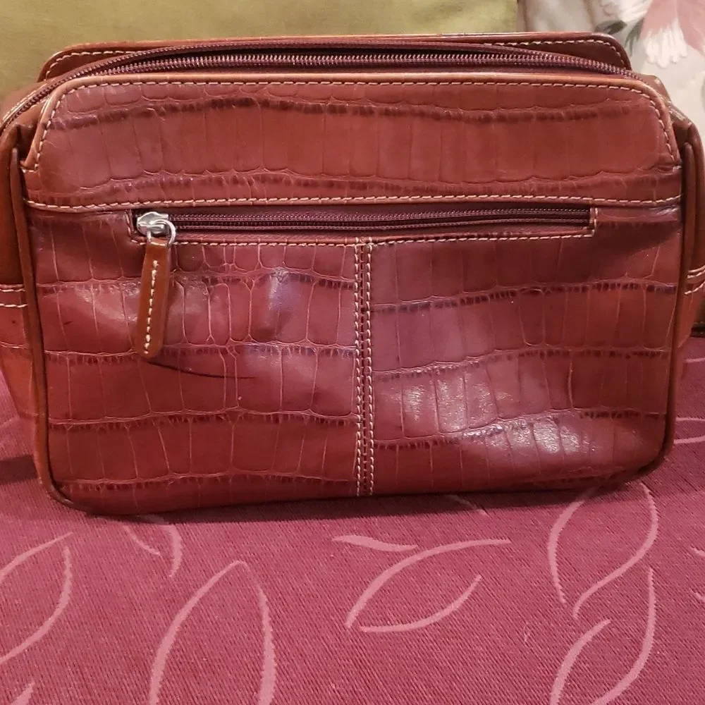 Giani Bernini Brown Stone Crossbody Shoulder Bag